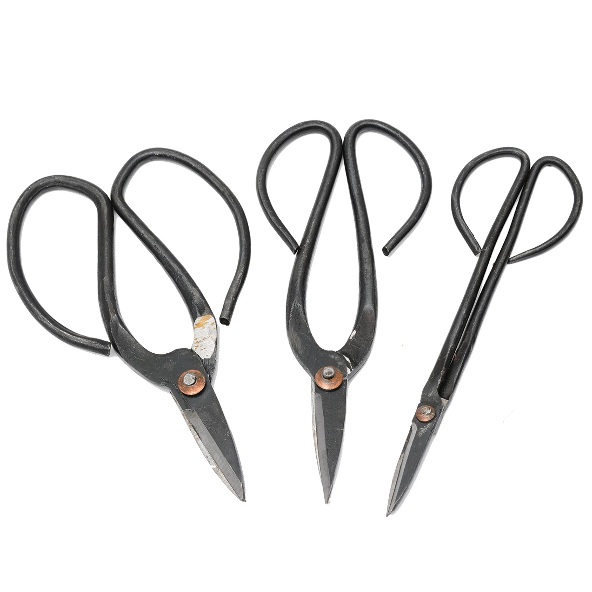 Mayitr 10Pcs Bonsai Tool Set Carbon Steel Extensive Cutter Scissors Kit With Nylon Case For Garden Pruning Tools