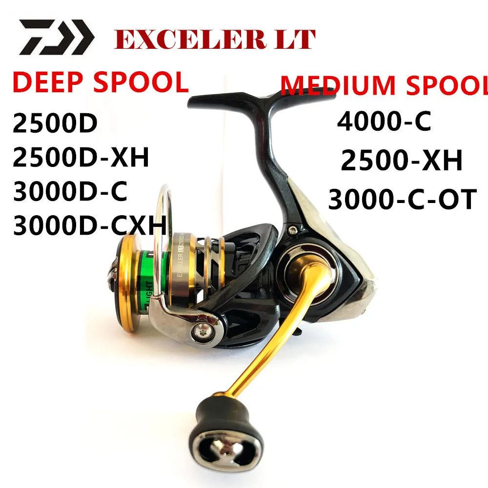 2018 Daiwa Exceler LT 2500 XH 3000 C OT 4000 средняя катушка/2500D 2500D 3000D CXH глубокая Катушка