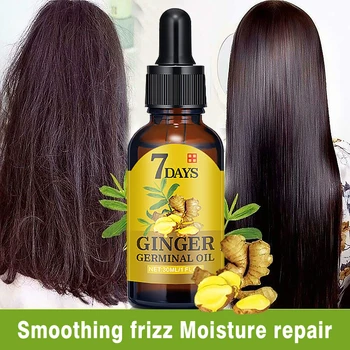

Ginger Hair Growth Oil Essence For Hair Natural Extract Serum Product Hair Loss Treatment Growth Plant Liquid Hair Care TSLM2