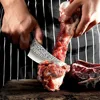 Sharp Handmade Forged Clad Steel Kitchen Chef Boning Knifes Forged In Fire Knives Outdoor Camping Slicing Cleaver Butcher Knifes ► Photo 3/6