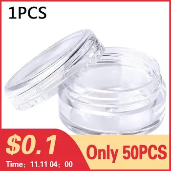 

1pcs 7g Round Bottom Nail Sub-bottling Empty Cosmetic Refillable Bottles Plastic Eyeshadow Makeup Face Cream Box Container