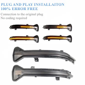 

1Pair LED Side Wing Rearview Mirror Blinker Indicator For BMW 5 6 7 Series G30 G31 G32 G11 G12 Dynamic Turn Signal Light