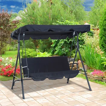 

2pcs/set Garden Chairs Patio Swing Seat Cover Waterproof Sunproof Outdoor Decor Protector Canopy Sun Shade Solid Universal#Y20