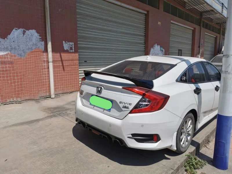 Используется для Honda civic спойлер год ABS Материал заднее крыло автомобиля с цветным GT стиль аксессуары автомобиля refitt