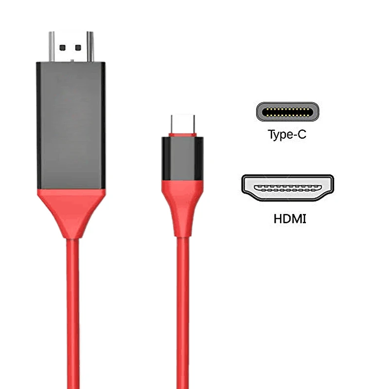 Kebidu 4k USB 3,1 к HDMI USB C типа C HDTV кабель конвертер USB C к HDMI кабель адаптер для Galaxy S8 для Huawei Mate 10 Pro P20| | | АлиЭкспресс