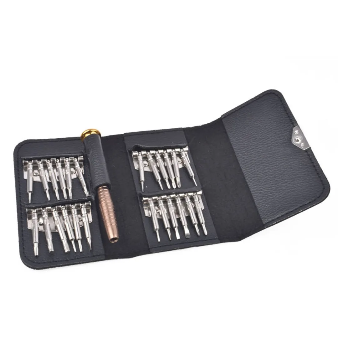 

25 In 1 Precision Screwdriver Kit Portable Durable Disassemble Watches Screwdriver Professional Watch Repair Tools Accessories