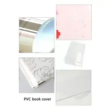 Fourreau de protection en Pvc pour ordinateur portable A5 et A6, couverture givrée, transparente, auto adhésive, pour livre d'étudiant, étanche, Non D9y8