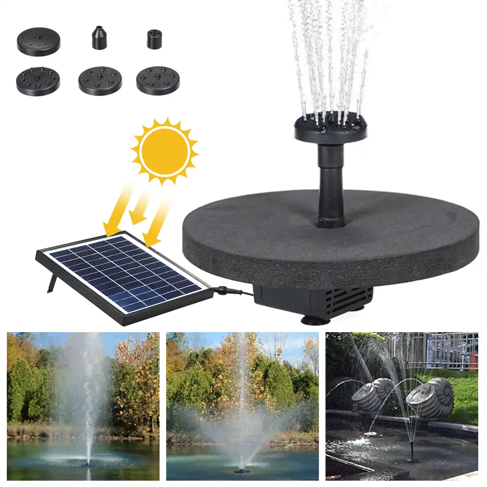2w 5w Floating Solar Garden Fountain Water Pump Solar Powered Fountain Pump For Pool Bird Bath Pond Lake Garden Decoration Fountains Bird Baths Aliexpress