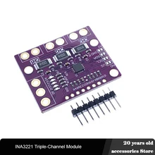 

I2C SMBUS INA3221 Triple-Channel Shunt Current Power Supply Voltage Monitor Sensor Board Module Replace INA219 module