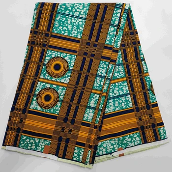 

6 Yards Mitex Wax Print/ African Fabrics Kitenge/Pagnes/Tissues Africain/ Lapa/Chitenge HS-2