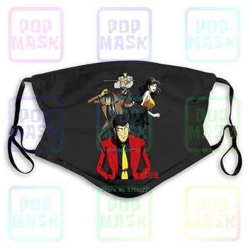 

Lupin Iii Lupin The Third Cartone Anni 80 - Mito Washable Reusable Mask with 2Pcs PM2.5 Filters 5 Layers