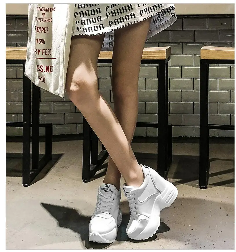 10cm Platform Wedge Sneakers - true-deals-club