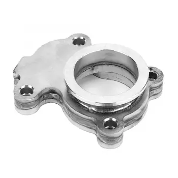

GT15 Turbo Waste Gate Outlet Exhaust Gasket Adapter with 2in V Band Flange Stainless Steel 2in Turbo Outlet Flange Automobiles
