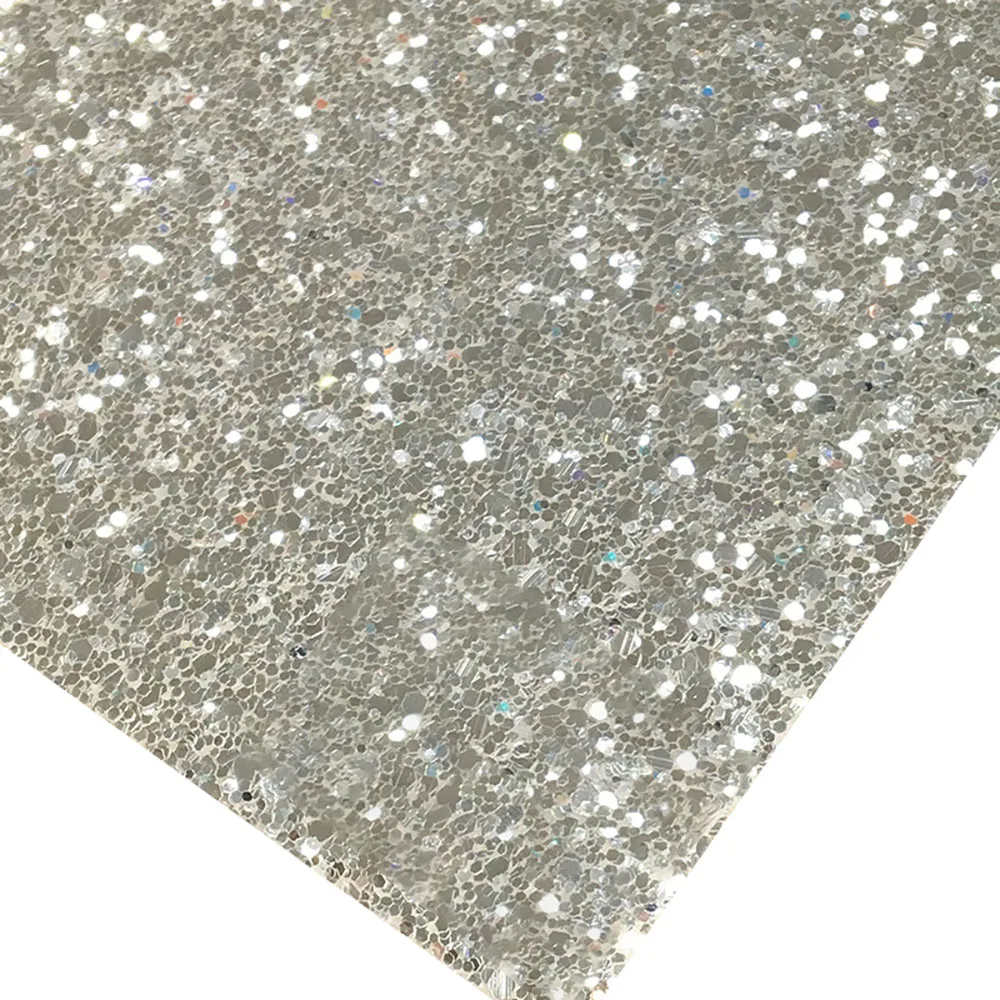 Lychee Life 29x21 см блесток искусственная кожа A4 красочные ПУ ткань DIY Ручная работа швейные принадлежности для одежды украшения - Цвет: 1