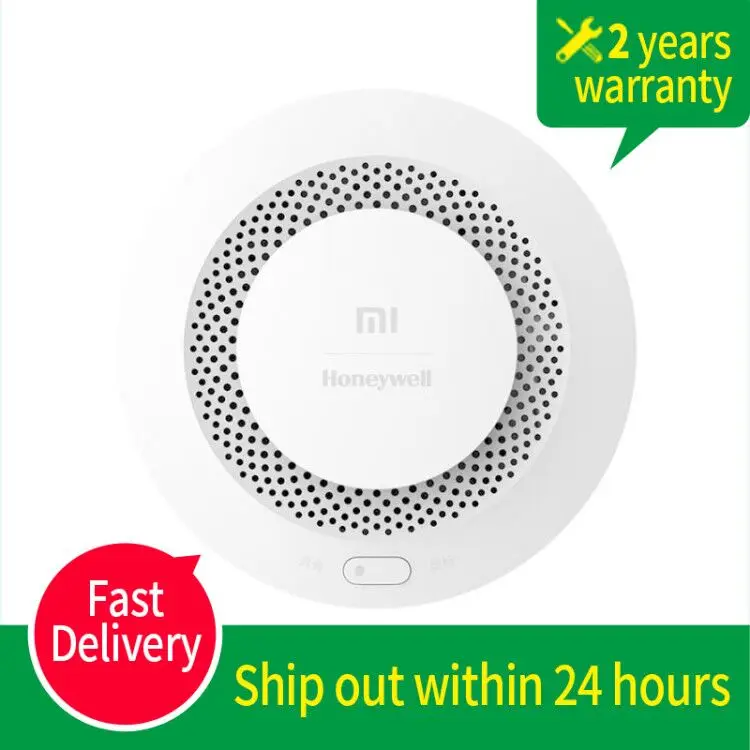 Sensor Detector de humo de Xiaomi Mijia Honeywell, alarma de fuego Audible, funciona con Gateway 3, Control remoto por aplicación para casa inteligente, novedad de 2021