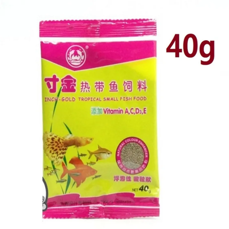 Горячая Распродажа 2019 40 г/пакет посылка кормления Еда тропический корм для рыб