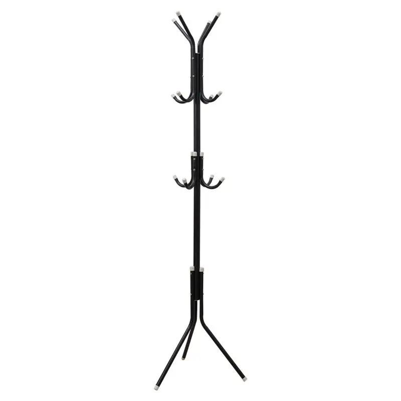 

Iron Clothes Rack Coat Stand Tree Jacket Holder Hanger Tree Branch Hat Rack 12 Hooks Clothes Organizing Rack for Home Bedroom