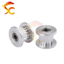 50 шт. аксессуары для 3D-принтера 2GT 32 зубчатый шкив холостого хода 32 зубчатый шкив для ширины ремня 10 мм диаметр 5 мм с зубцами