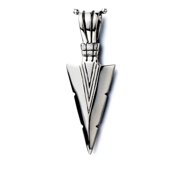 

Pendant Necklaces Jewelry Alloy Arrowhead Pendants with Box Necklace or O-chain Fashion Charm Accessories P04