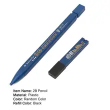 

2B Pencil Set 2B Holder Exam Mechanical Pencil with Refills Set Office School Supply Gift Good Tenacity Fot Exam Pencil Refills