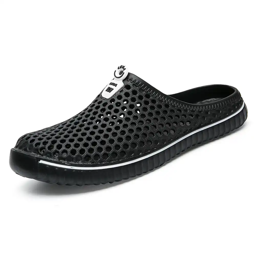 men's beach sandals hollow shoes
