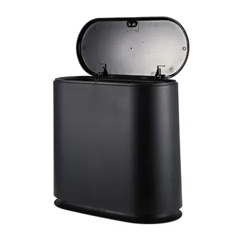 

Pressing Type Trash Can Garbage Bin Waste Rubbish Dustbin For Home Trash Can Waste Bins Household Cleaning Black