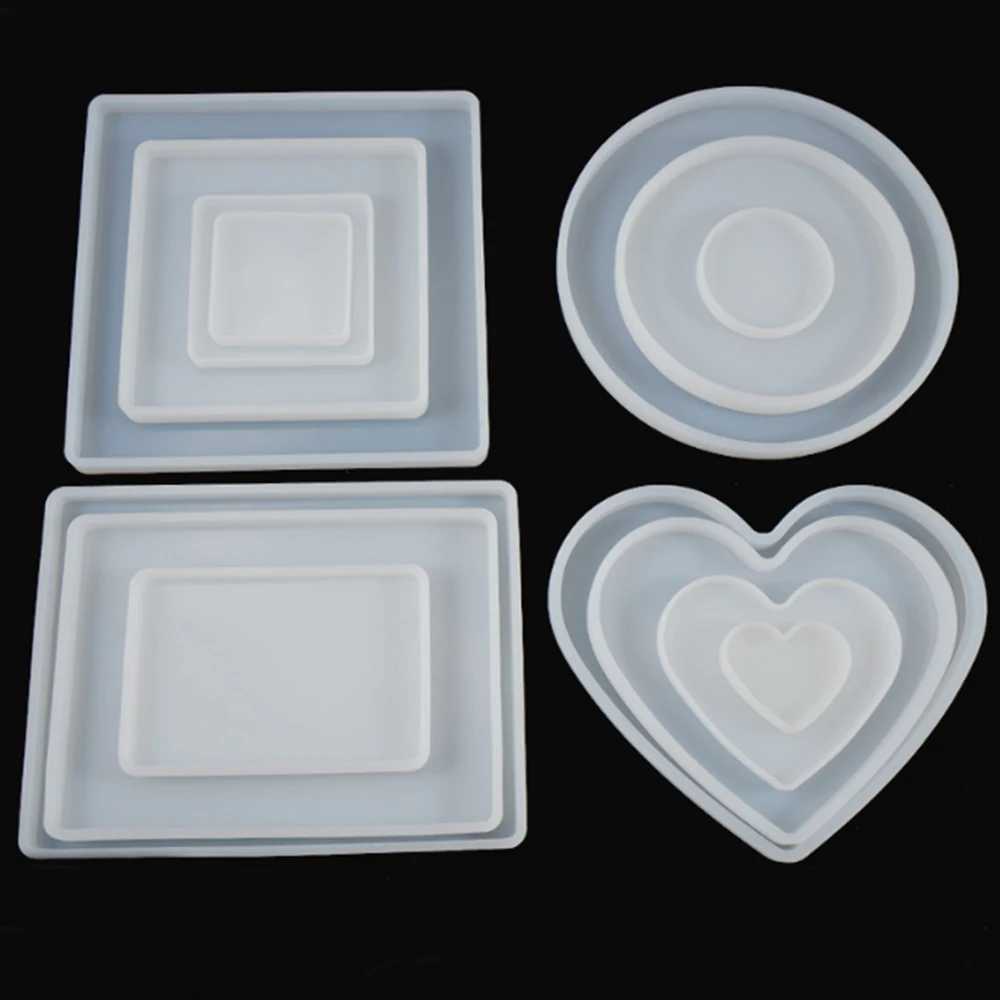 

1pcs Square Silicone Mold Transparent Epoxy Resin Molds DIY Dried Flowers Decorative Filling Resin Moulds Art Decorations Making