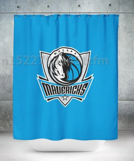 Водонепроницаемая занавеска для душа s Dallas Mavericks занавеска для душа s принт полиэстер ткань занавеска для ванной комнаты с 12 крючками