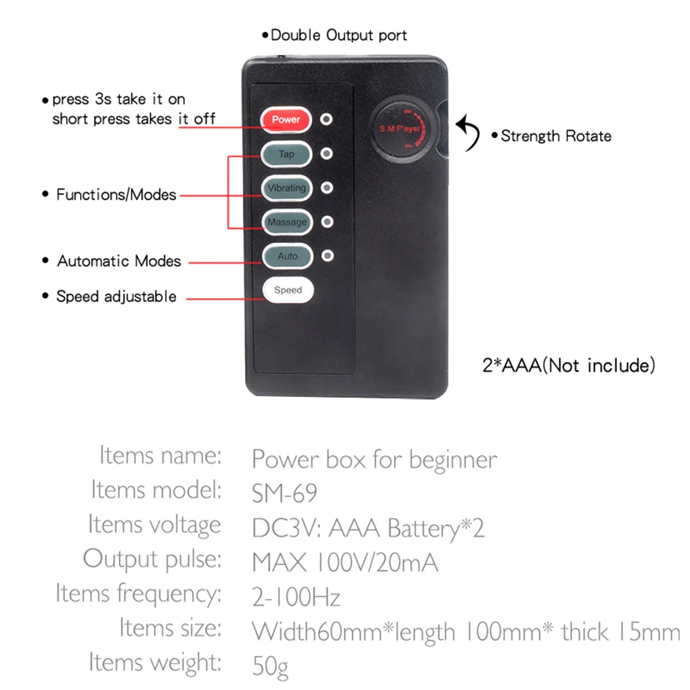 Shock Buttplug Elettrico Bum Shock Vibratore per uomo Plug anale Dilatatore dell'ano Massaggiatore della prostata Enorme DILD anale_voghion.com