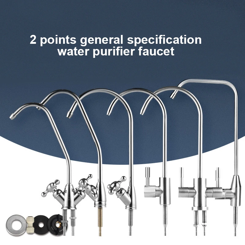 Promo Faucet Purifier REVERSE-OSMOSIS-FILTERS-PARTS WATER-FILTER Kitchen 304-Stainless-Steel 7WJoRAzgdKw