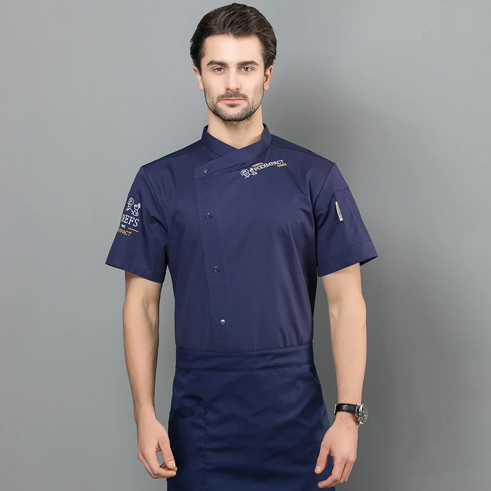 Hotel Restaurant Uniforms Shirts Food Service embroidery chef uniform