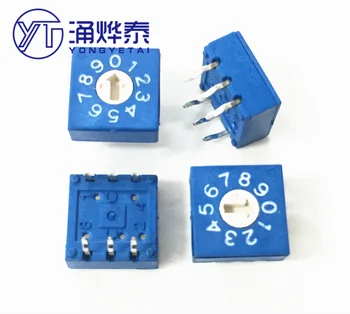 

0-9 Rotary coding switch DIP switch 10 gear PCB coding switch 8421C S