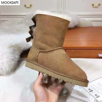 

In 2019, China's latest high-quality women's snow boots, mid-cylinder women's shoes, four colors, free delivery