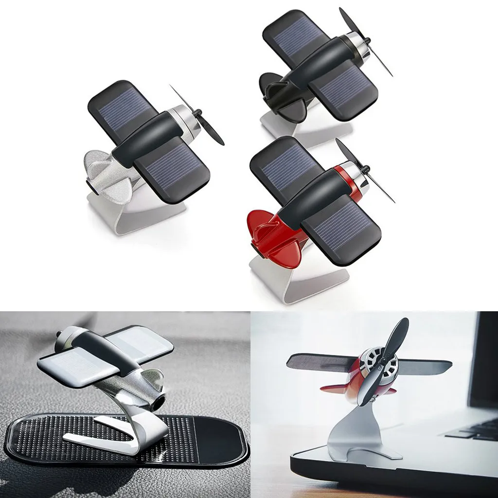 

Solar car motion Aromatherapy ornament window moving Aircraft Airplane Model