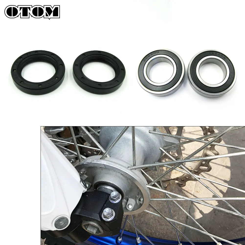 Otomオートバイ6904フロントホイールベアリング26*38*7ミリメートルハブオイルシールキットローラーヤマハYZ250F YZ250FX  YZ450Fバイクモトクロス