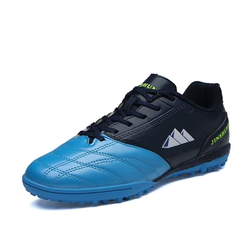 

Jennifer 34-45 Men Spiked football shoes High Quality Athletic Soccer Shoes Leather Soccer Cleats Training Football Sneaker Man