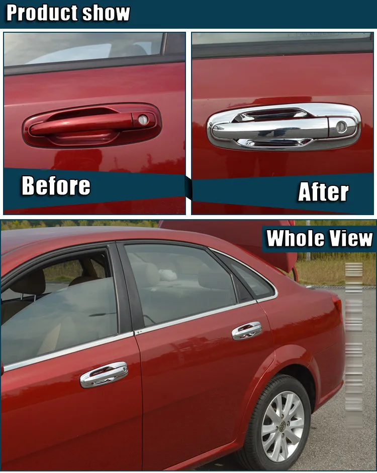 Чехлы на ручки дверей автомобиля для Chevrolet Lacetti Optra Daewoo Nubira Suzuki Forenza Holden Viva
