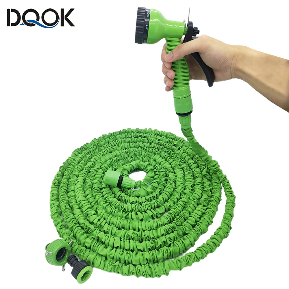 Garden Hose Pipe Water Hose Expandable Magic Hose 7 Patterns Water Gun Foam  Pot flexible reels hose Car Wash Gun Sprayer