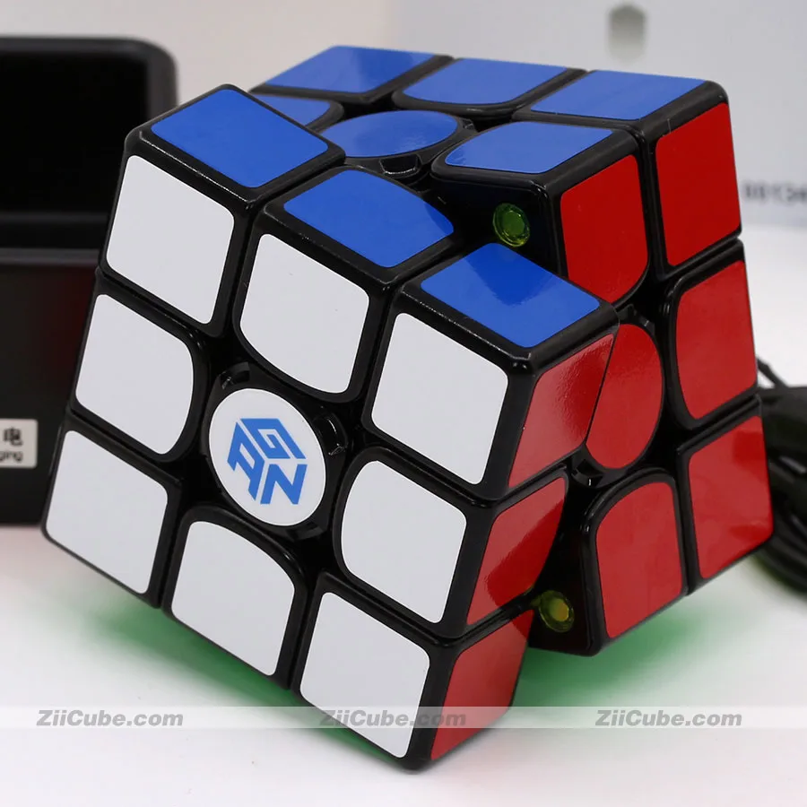 Волшебный куб-головоломка GAN 356i GAN cube 356I gan356i 3x3x3 3x3 smart Bluetooth App станция Профессиональный скоростной куб инструктор - Цвет: GAN356i(Black)