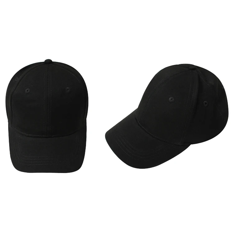 

Kids Plain Baseball Cap Girls Boys Junior Childrens Hat Summer-Black