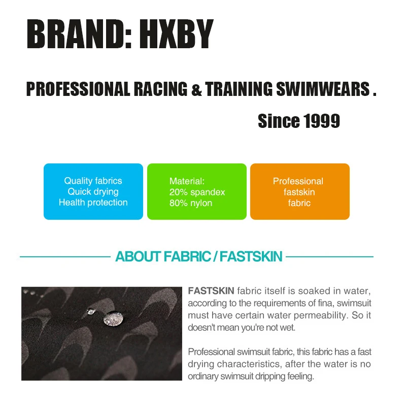 NWT HXBY-남성 경쟁 훈련 레이싱 다리 가죽 전문 수영 트렁크 바지, 물고기 스케일 패턴 모든 크기