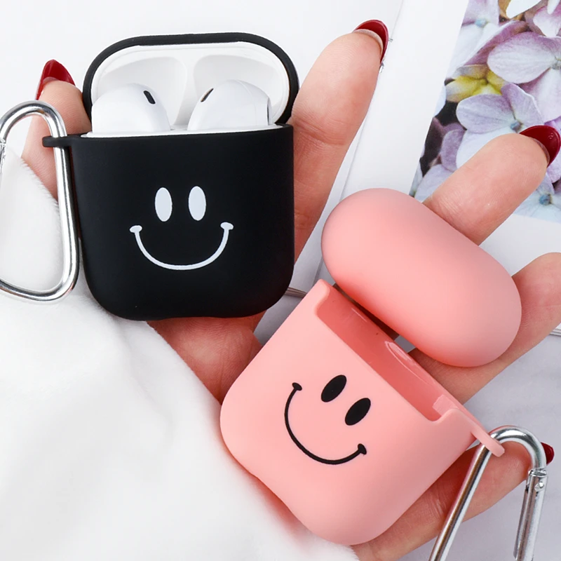 Мягкий силиконовый чехол Mini для Apple Airpods 2, защитный чехол для air pods, чехол, беспроводная Bluetooth гарнитура, аксессуары, мультфильм