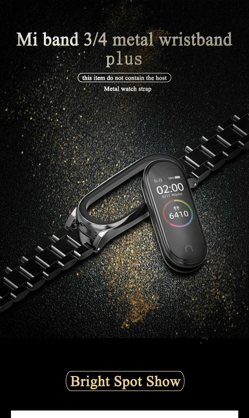 Ремешок mi Band 4 3 из нержавеющей стали для Xiaomi mi Band 3 4 ремешок совместимый браслет mi band 3 браслеты Pulseira mi Band 3