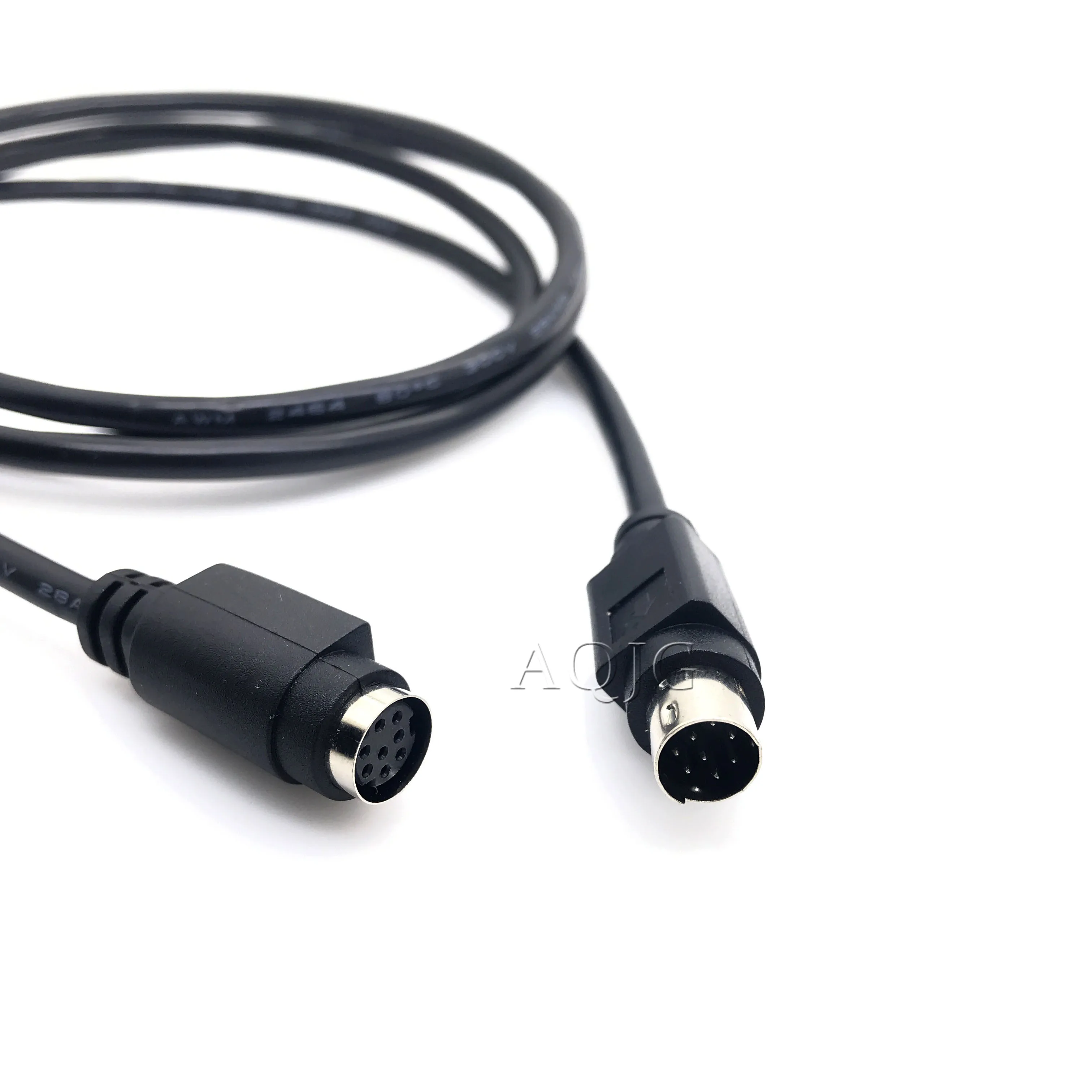 Плк MD8 Mini Din 8 din pin штекер гнездо 1 5 м 3 кабель бежевый AQJG для sony|Компьютерные кабели