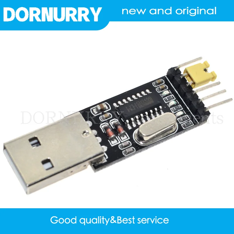 

CH340 module USB to TTL USB to serial CH340G upgrade download a small wire brush plate STC micro controller board