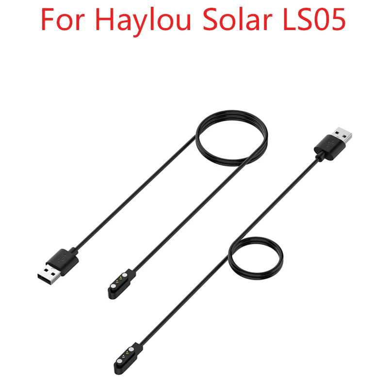 Magnetic USB Chargers For XiaoMi Haylou Solar LS05 Smartwatch Dock Charger Charging Cable Base Cord Smart Wire | Электроника