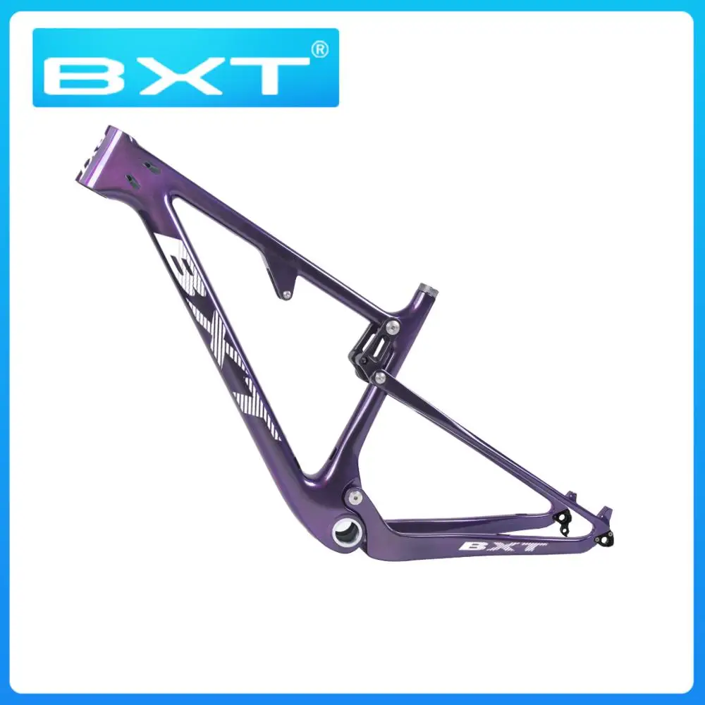 

BXT New Lightweight Customized Carbon Full Suspension Bicycle Frame 29er Low Price Top Quality Matte/Glossy MTB