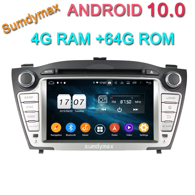 TDA 7851 Octa core RAM 4G ROM 64G android автомобильный dvd мультимедийный gps-навигатор плеер для