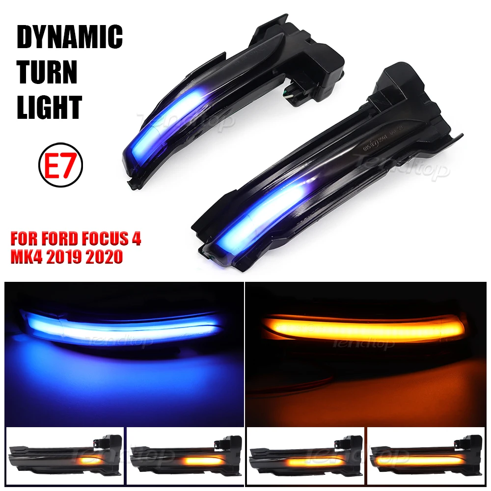 

2 шт., Светодиодные поворотники для Ford Focus 4 MK4 2019 2020