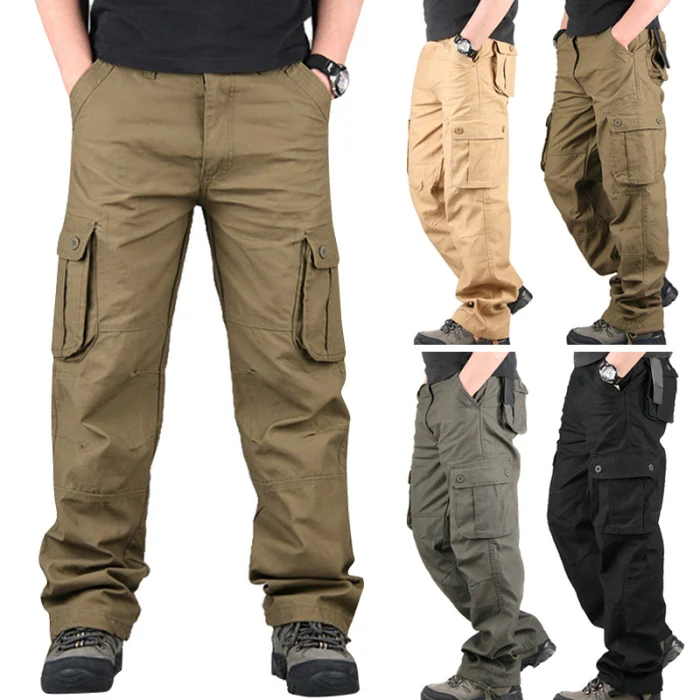 Men Outdoor Pants Three-dimensional Pockets Multi-functional Casual Pants Autumn Trousers Outdoor Multi-pocket Men Pants TY66